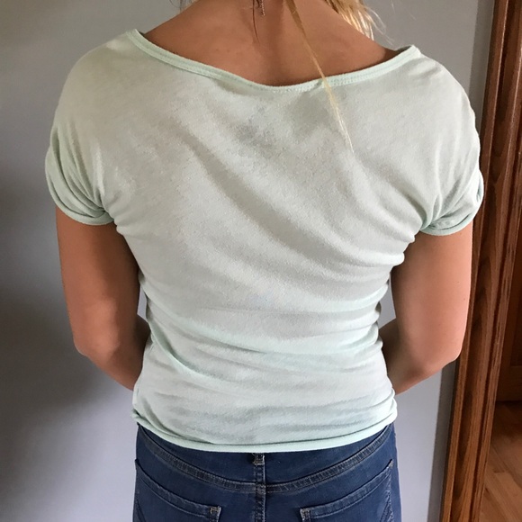 PacSun seafoam green graphic T-shirt - Picture 6 of 7